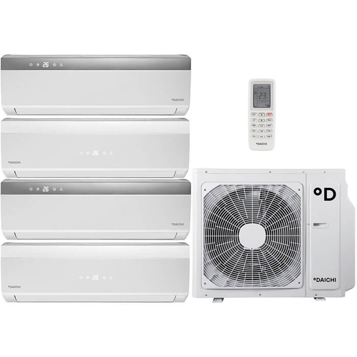 Мульти сплит система Daichi DA25AVQS1-S(W)x4/ DF100A4MS1 купить ...